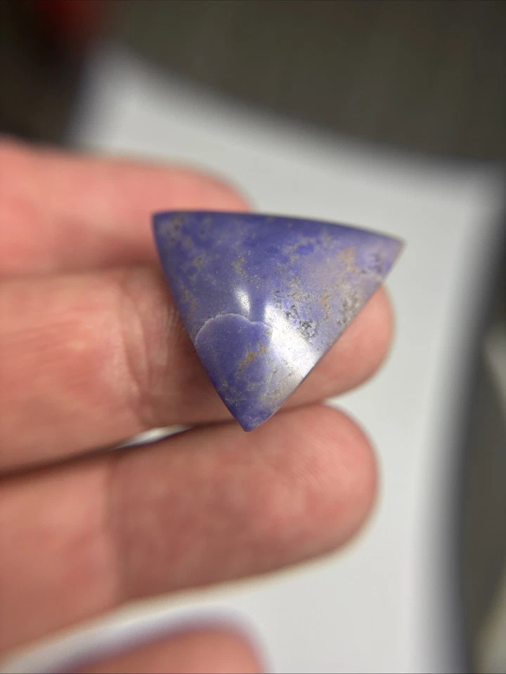 Purple Turkish Jade Cabochon Lavender Jadeite Lapidary Mineral Cab Gemstone 5.7 - Image 2 of 4