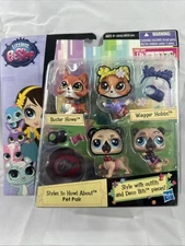 Littlest Pet Shop Styles to Howl About Wagger Hobbs 3769 Buster Howe 3770 2014