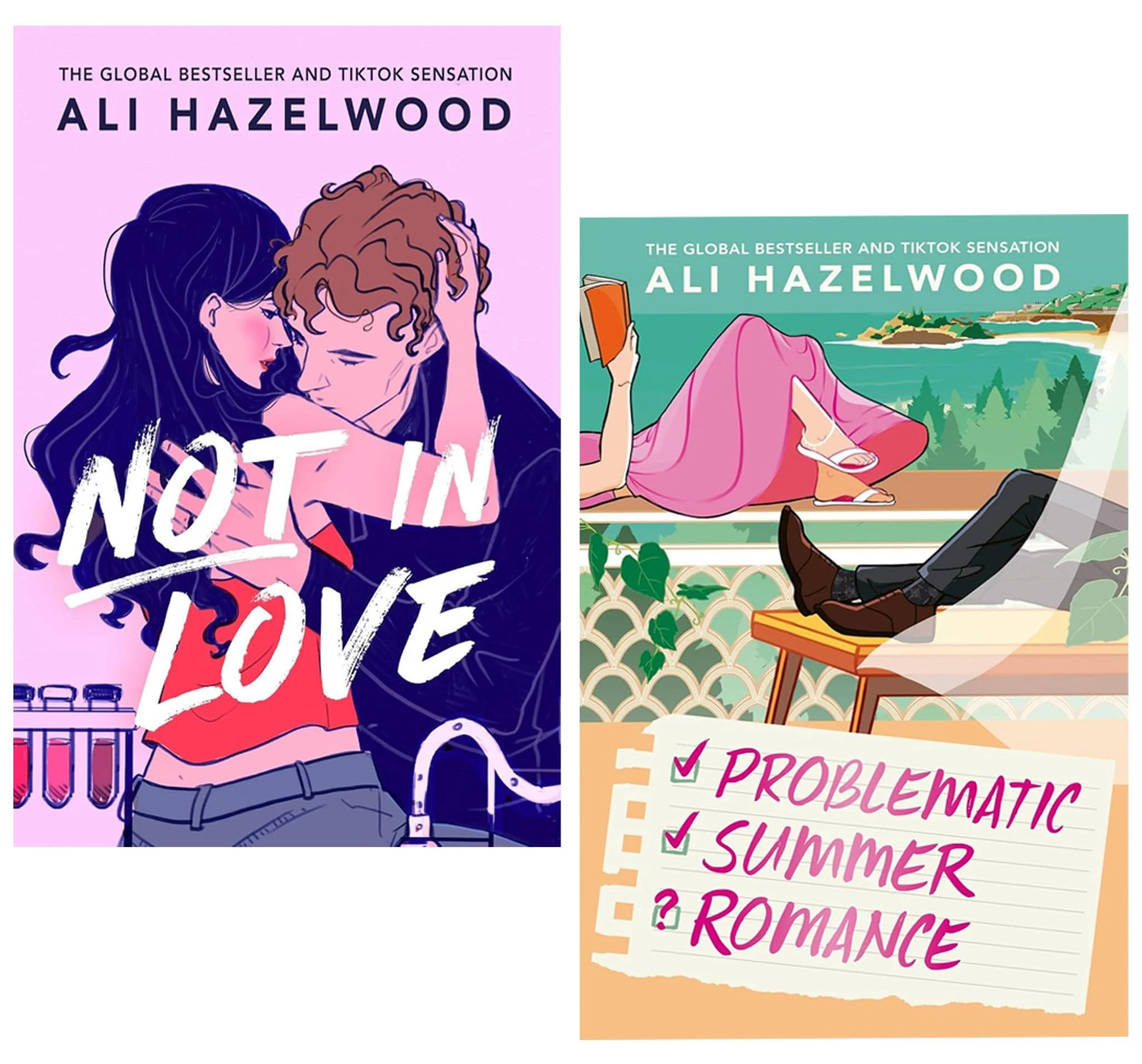 Not In Love Series by Ali Hazelwood 2 Books Collection Set (Not In Love a | TODO