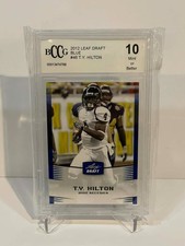 T.Y. Hilton #46 [Blue BCCG 10] 2012 Leaf Draft
