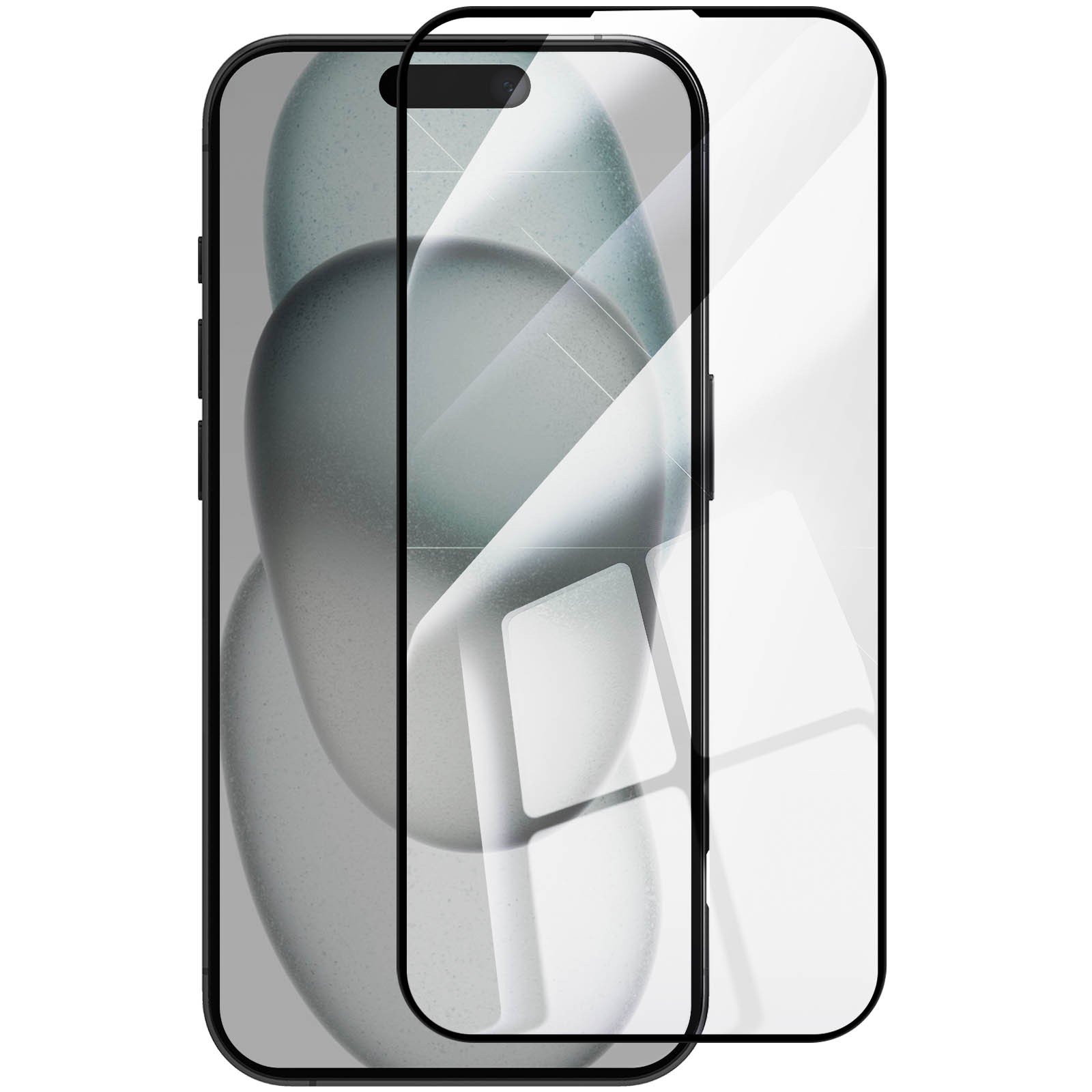 Verre incassable pour iPhone 16 protection d'écran hybride à haute durabilité