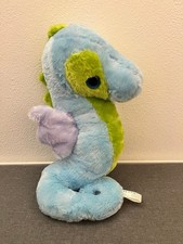 TEDI XXL Kuschelfreund Seepferdchen blau grün lila Kuscheltier Plüschtier 62cm