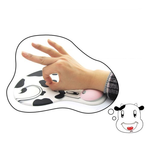 Kuhförmige Mauspad Kreative Silikon-Armbandschutz-Mauspad für Home Office Store - 第 11/11 張圖片