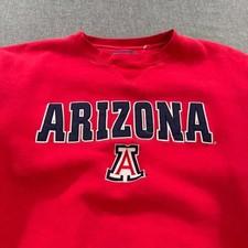 Vintage Y2K Arizona Wildcats Sweatshirt Champs Sports Red Mens Large