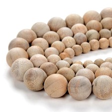 Matte Aromatic Sandalwood Mala Beads Round 6MM 8MM 10MM 12MM 16inch 4-W0 