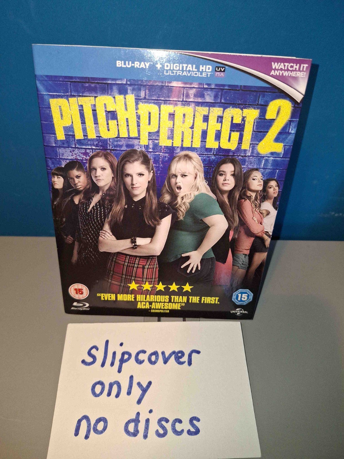 Pitch Perfect 2 Blu-Ray 2015 Anna Kendrick SLIPCOVER ONLY OFFER BUY 5 GET 1 FREE