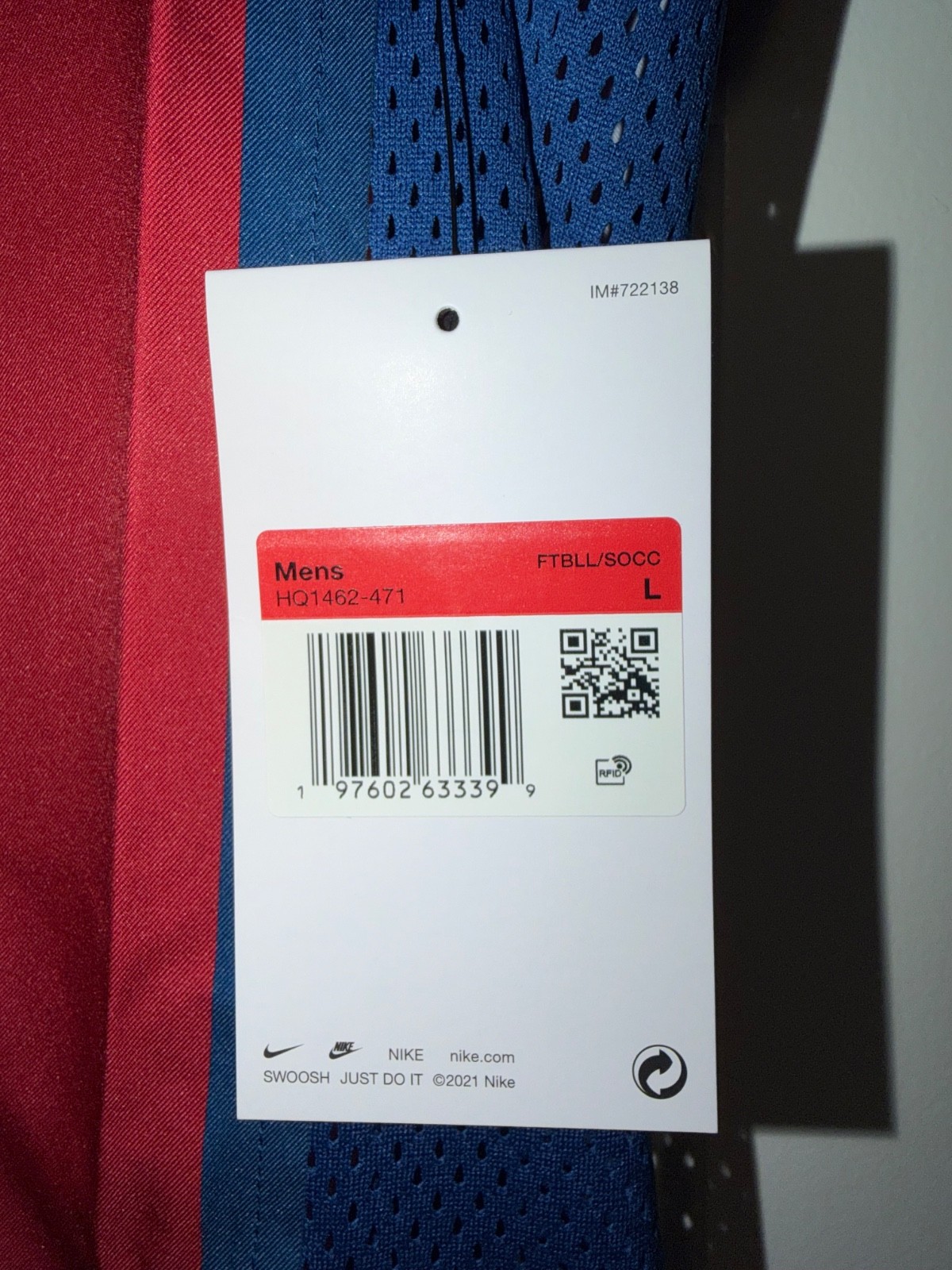 2005 2006 Nike FC Barcelona Reissue Jersey  - Ronaldinho - HQ1462-471 thumbnail 3