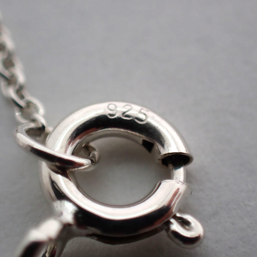 Tiffany 925 Infinity Pendant Necklace 46cm Sterling Silver A