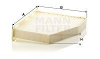 Mann-Filter CU2939 Filter, Innenraumluft FüR Audi Seat Skoda VW