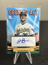 2023 Topps Big League #OAA-MAC Jonah Bride Opening Act Autographs Blue Foil