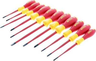 Wiha 32198 11 Piece Insulated Slimline Screwdriver Set