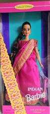 Vintage 1995 Mattel Dolls Of The World Collection Indian Barbie Doll 14451