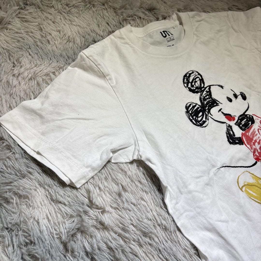 UNIQLO Mickey Mouse T Shirt White Size S Short Sleeve Authentic Classic thumbnail 4