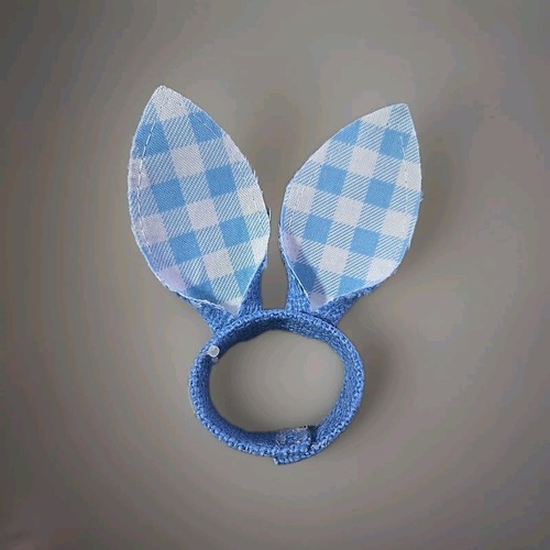 Easter Burlap Farmhouse Rabbit Ears Napkin Ring 5Inches | eBay