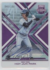 2016 Panini Elite Extra Edition Aspirations Purple 46/100 Hoy Park Jun Auto 2l7