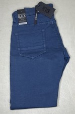 VGB Vintage Genes Black Slim Fit Comfort French Terry Denim Jeans Men's W32x32L