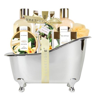Bade Set Damen, Wellness Geschenk, Vanilleduft, Badewanne Deko, Spa, Mutterta...