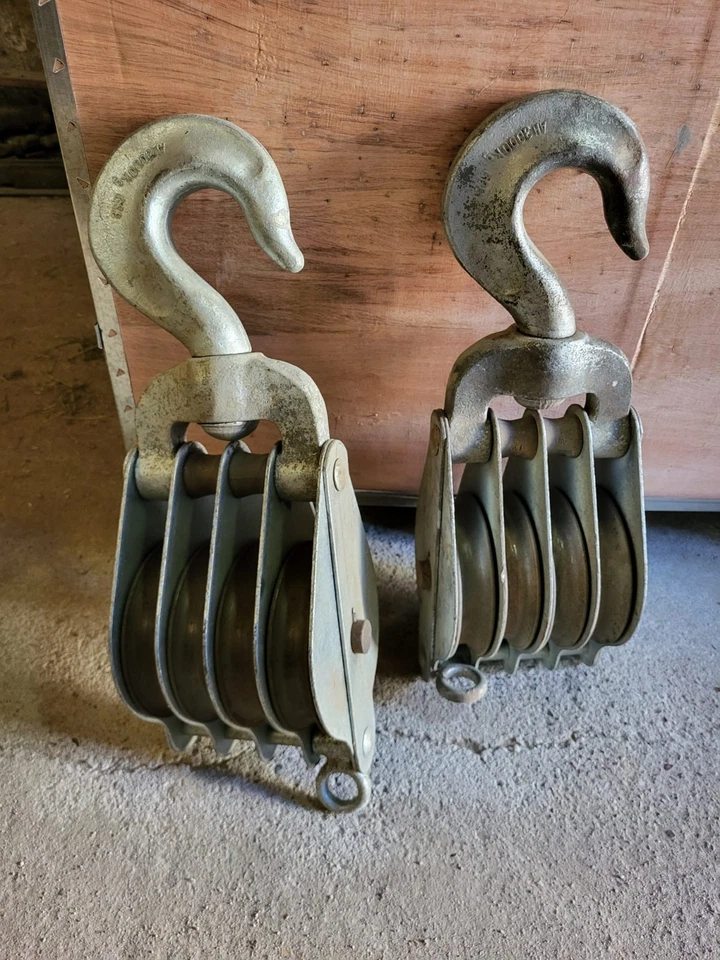 Kranhaken Lastenhaken Seilwinde Umlenkrolle 3000kg Hebehaken - Bild 2 von 2