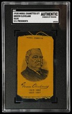 1910s Mogul Cigarettes Silks Grover Cleveland S77 US Presidents SGC Authentic