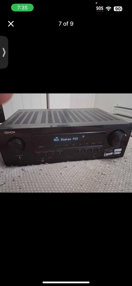 Dex en el receptor AV AVR-S660H El color es negro Es un buen sistema doméstico Foto 3 de 4