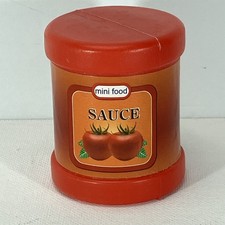 Little Tikes Mini Food Tomato Sauce Pretend Food Vintage Excellent Condition