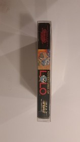Adventures of Lolo Nintendo NES Complete in Box Manual Book Test 100% Protector 