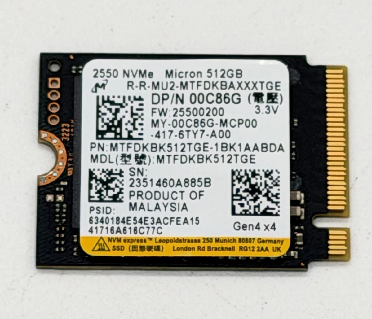 25+ Micron 512 GB Solid State Drives for sale | Updated Oct 2026