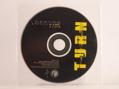 TURN TOO MUCH MAKE UP (X8) 3 Track CD Single including Plastic Sleeve 