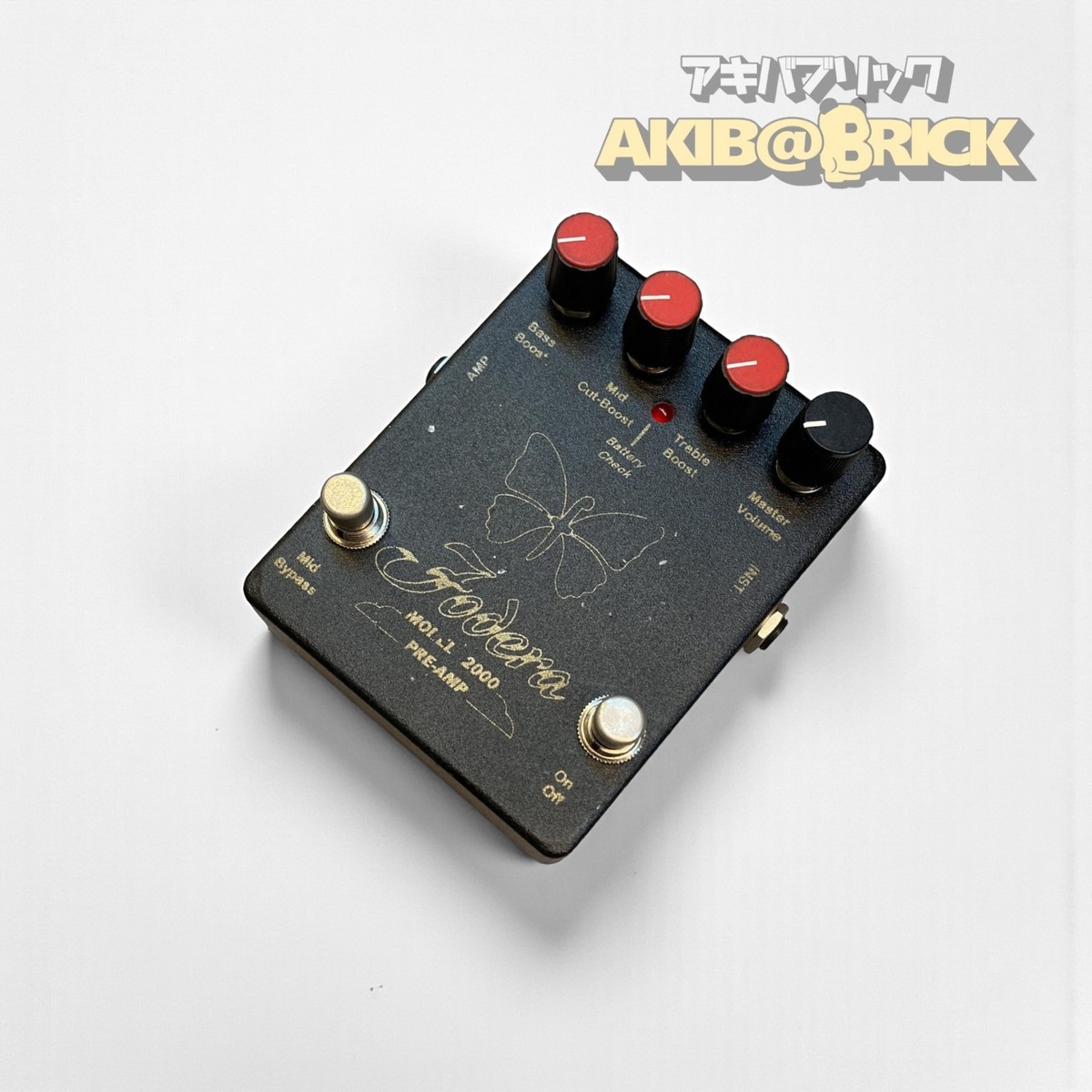 Fodera Model 2000 Preamp Effects Pedal Vintage Bass Guitar Pre-Amp