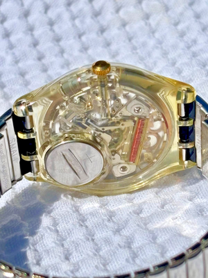Swatch GK138 Asetra 1991 NOS - Flexible Bracelet Small - | eBay display picture 2