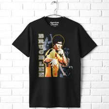 Bruce Lee Game of Death Montage Men's T Shirt Action Collage Yellow Jumpsuit