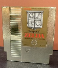 Nintendo NES The Legend Of Zelda Gold Game