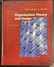 Available Titles Cengagenow Ser.: Organization Theory and Design by Daft (2006,