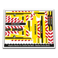 Replacement Sticker For Set 8053 - Mobile Crane