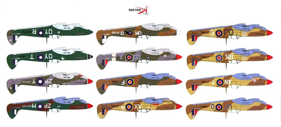 DK Decals 1/48 SUPERMARINE SPITFIRE Mk.VIII in RAF RAAF SAAF Service - Image 4 of 4