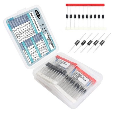 Diodes Assortment Kit Pack Of 350pcs 14 Values Rectifier Schottky Fast Recovery