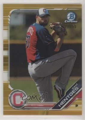 2019 Bowman Chrome Prospects Gold Refractor 22/50 Sam Hentges #BCP-246 y8h