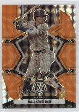 2022 Panini Mosaic Reactive Orange Mosaic Prizm Ha-Seong Kim #78 0c6