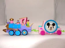 Polly Pocket Disney Magic Kingdom Castle set Train & car Toys 2000 Minnie Mouse