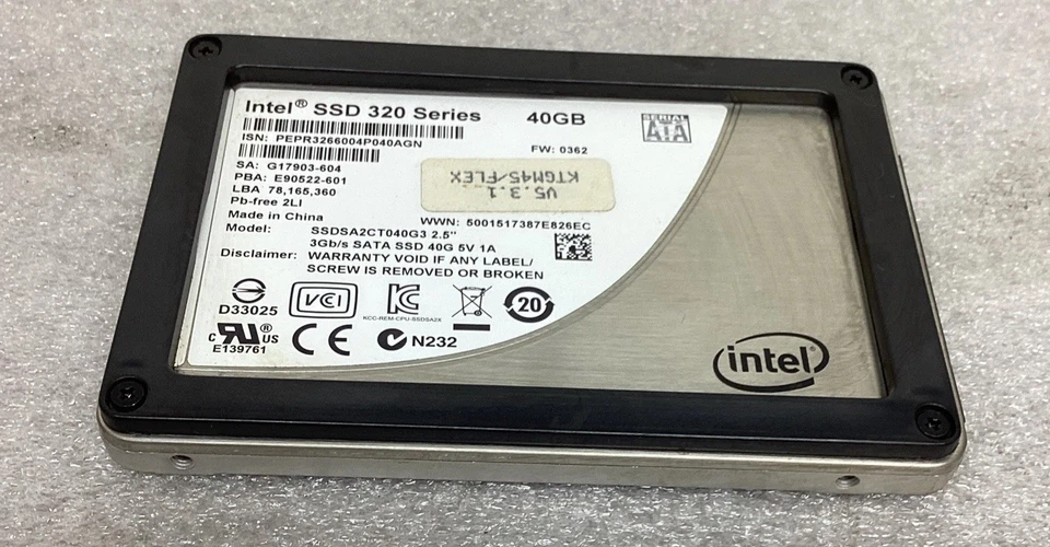 Intel SSD 320 Series  40GB - Image 2 of 4