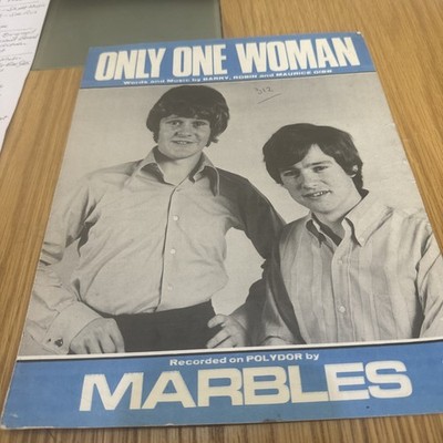 Marbles-Only one women-Original Sheet Music From 1968 (Written by the Bee Gees)