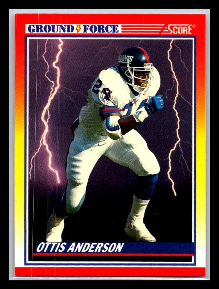 1990 SCORE NFL FOOTBALL Ground Force Sports Trading Card #562 - OTTIS ANDERSON🤩
