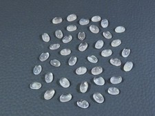4X6MM Natural Rose Quartz Oval Cabochon Loose Gemstone 40Pcs Lot 21Cts. T589