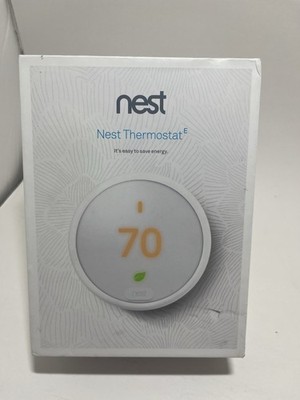 Google Nest White Thermostat Model A0063 - UNIT ONLY With Box And Screws