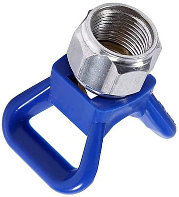 246215 Blue X 7/8'' Thread Handtite Tip Guard Base Replace for Airless Paint Spr