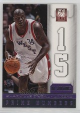 2012-13 Elite Prime Numbers Shaquille O'Neal #2 HOF 0t1