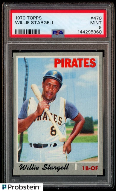 1970 Topps #470 Willie Stargell PSA 9 MINT Pittsburgh Pirates HOF Star!