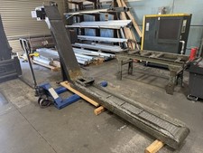 Used Mayfran chip conveyor for Okuma LB3000 lathe