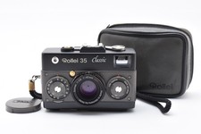 MINT w/Case Rollei 35 Classic Titan Black 40mm f/2.8 Sonnar Film Camera JAPAN