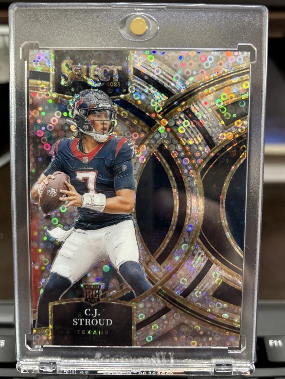 2023 Panini Select C.J. Stroud - Premier Level H2 Disco Prizm Rookie RC Texans
